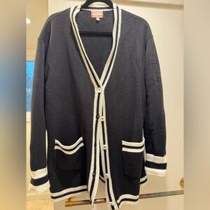 Show Me Your MuMu Black and White Knit Sweater